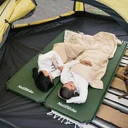 Килимок cамонадувний Naturehike (NH20DZ003) 5 см - одномісний - темно-зелений - мініатюра 7