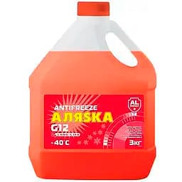 Антифриз Аляска G12 червоний -40°C 3 л 