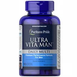 Комплекс вітамінів і мінералів для чоловіків Puritans Pride Ultra Vita Man 90 капсул