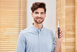 Електрична звукова зубна щітка Oral-B Pulsonic Slim Luxe 4500 + футляр, чорна - мініатюра 6