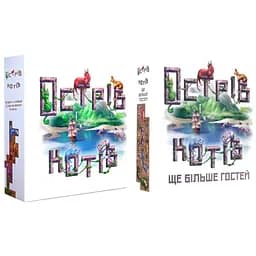 Настільна гра Geekach Games Острів котів з доповненням Ще більше гостей (укр.) (GKCH001+1.3)