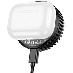 Бездротовий ЗП HOCO CW57 Air-cooled 15W magnetic wireless fast charger чорний