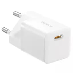 МЗП Baseus GaN5 Fast Charger (mini) PD25W (1USB-C) (P10110909213-00) Moon White - мініатюра 5