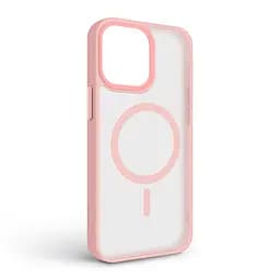 Чехол для Apple iPhone 15 Pro Max, Uniq MagCase, розовый, противоударный, панель-накладка с MagSafe, ударопрочный TPU+PC, с магнитом MagSafe, поддержка полноценной беспроводной зарядки, ArmorStandart (ARM75288) - мініатюра 2