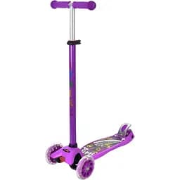 Самокат iTrike JR 3-055-V складаний фіолетовий