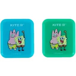 Точилка з контейнером прямокутна Kite Sponge Bob 24 шт. (SB24-116)