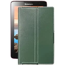 Чехол StatusCASE из экокожи для планшета Lenovo Idea Pad A5500 8 Темно-зеленый