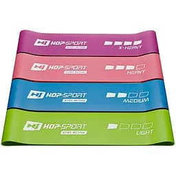 Набор резинок для фитнеса Hop-Sport 600x75 мм HS-L675RL