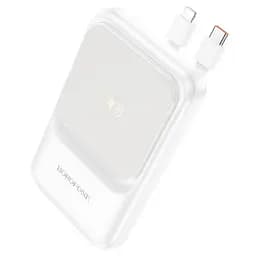 Портативний акумулятор із бездротовою зарядкою Borofone BJ26 Spencer 20 W 10000 mAh білий - мініатюра 4