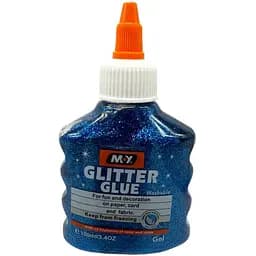 Клей декоративний "Металік Glitter" DSCN4619(Blue) 100 мл