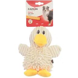 Іграшка для собак Camon качка, собака та черепаха плюшеві з пищалкою 25 см (AH4178)