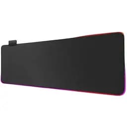 Килимок для миші комп'ютера з rgb підсвічуванням Choice 400х900 мм чорний