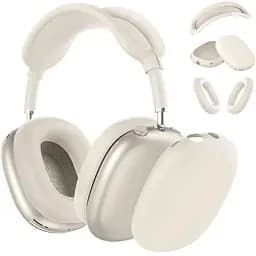 Чехол-накладка DK для Apple AirPods Max 1 / 2 | Silicone Candy Friendly 3в1 (ivory)