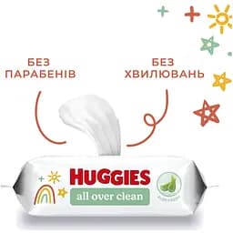 Набір вологих серветок Huggies All Over Clean 560 шт. (10 уп. х 56 шт.) - мініатюра 8
