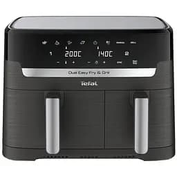 Мультипіч Tefal Dual EasyFry&Grill AirFryer чорний 2700 Вт (EY905B10)