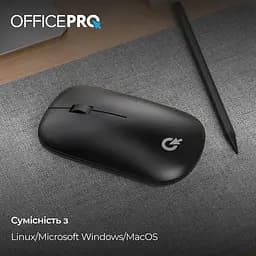 Миша OfficePro Silent Click Wireless Black (M225B) - мініатюра 13