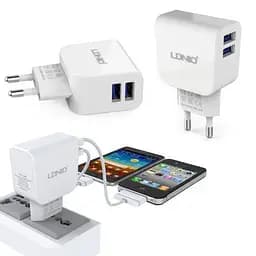 Зарядний пристрій 2 Usb порту Ldnio DL-AC56 на 2.1A