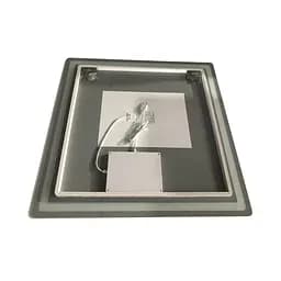 Дзеркало Zerix Mirra MR05-80x80 з LED Touch, Anti-fog, димером, регулятором яскравості ZX6058 - мініатюра 7