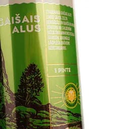 Пиво Staburags Gaisais Alus світле 5.2% 0.568 л з/б - мініатюра 3