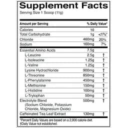 Амінокислота ЕАА з кофеїном Rule 1 Essential Amino 9 + Energy Малиновий лимонад 345 г - мініатюра 3