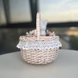 Великодній кошик 15х15х18см hand-made 3 MIS LT - мініатюра 2