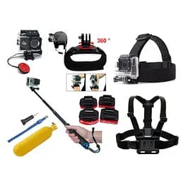 Набір кріплень, аксесуарів Primo N6 для екшн-камер SJCAM, GoPro, Xiaomi, Atrix, Airon, Eken