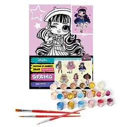 Набор для росписи по номерам для детей 5+ L.O.L. Surprise! Tweens Aya Cherry, Ideyka, 30x40 см, КНО6283