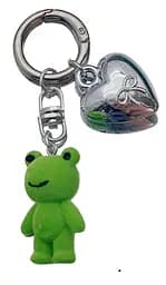Брелок милый с жабкой Keychain with a cute frog 6 см