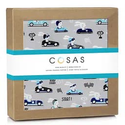 Пелюшка багаторазова Cosas непромокаюча Bunny Ready 50x70 см, сіра