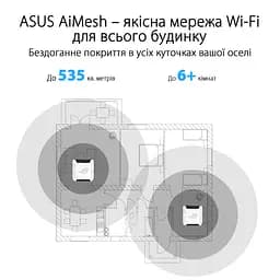ASUS Маршрутизатор ASUS ROG Rapture GT6 1PK AX10000 3xGE LAN 1x2.5GE WAN 1xUSB 3.2 g1 WPA3 OFDMA MESH - мініатюра 8
