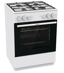 Плита комбінована Gorenje GK6A40WFFM (чавунні решітки, гриль, конвекція) - мініатюра 2