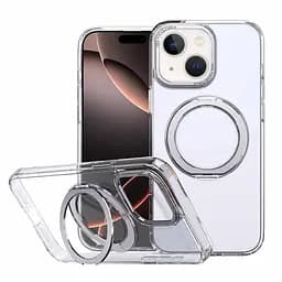 Чохол Epik TPU+PC Empire with MagSafe and Ring для Apple iPhone 13/14, 6.1 Clear