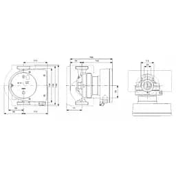 Циркуляційний насос Grundfos Magna1 25-100 180 (99221214) - мініатюра 2
