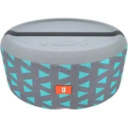 Колонка F22 Bluetooth 4.1 до 10m, 2х4W, 4Ω, 1200mAh, ≥90dB, TF card/USB, DC 5V, Blue - grey