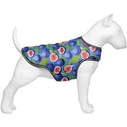 Курточка-накидка для собак Waudog Clothes, малюнок "Інжир", S, А 32 см, B 41-51 см, С 25-35 см [CD]