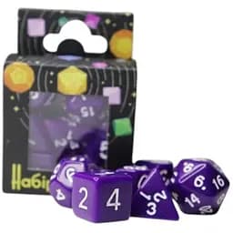 Набор кубиков Opaque 7 Dice Set - Dark purple , 7 шт. (g7dopaq09)