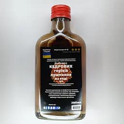 Водная настойка на скорлупе кедровых орехов 200 мл