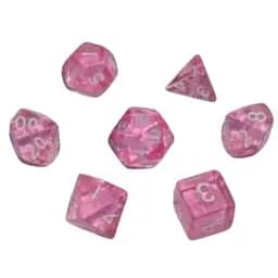 Набор кубиков Transparent 7 Dice Set - Pink , 7 шт. (g7dtran12)
