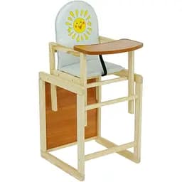 Стульчик и столик для кормления из кожзама Мася №2012