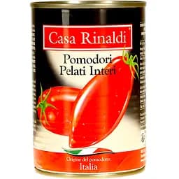 Томати Casa Rinaldi очищені 400 г ж/б (430130)