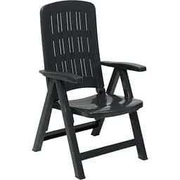 Стул садовый Bica Carmen пластиковый складной графит.