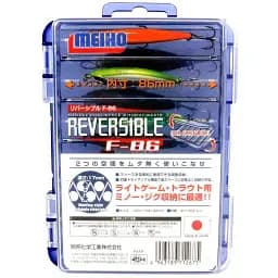 Коробка Meiho Reversible F-86 140x104x22mm прозрачный