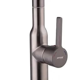 Змішувач для кухні з висувним виливом Mixxus Premium Pull 014 graphite MI6959 Графіт - мініатюра 8