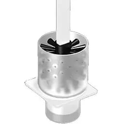 Йоржик для унітазу Sonia S-Cube/S2 White 172535, Білий