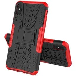 Чехол-накладка Toto Dazzle Kickstand 2 in 1 Case Apple iPhone XS Max Red