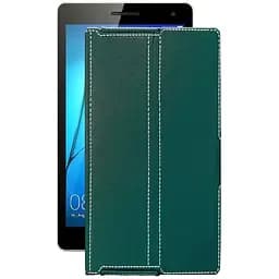 Чохол StatusCASE з екошкіри для планшету Huawei MediaPad T3 8.0 Тм. Бірюзовий