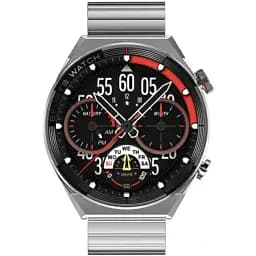 Смарт-годинник Smart Watch DT3 Mate Silver 2 ремінця силіконовий та металевий