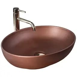 Умивальник Rea Villa Copper накладний REA-U9668, Коричневий