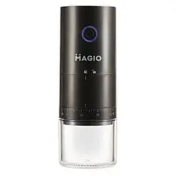 Аккумуляторная кофемолка для дома Magio MG-198 Li‑ion 1500мАч жерновой измельчитель кофейных зерен 25г Черный