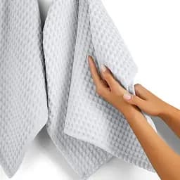 Рушник вафельний Cosas Snow Greek Waffle 35х75 см (Towel_01Snow_GreekWaffle_35x75) - мініатюра 5
